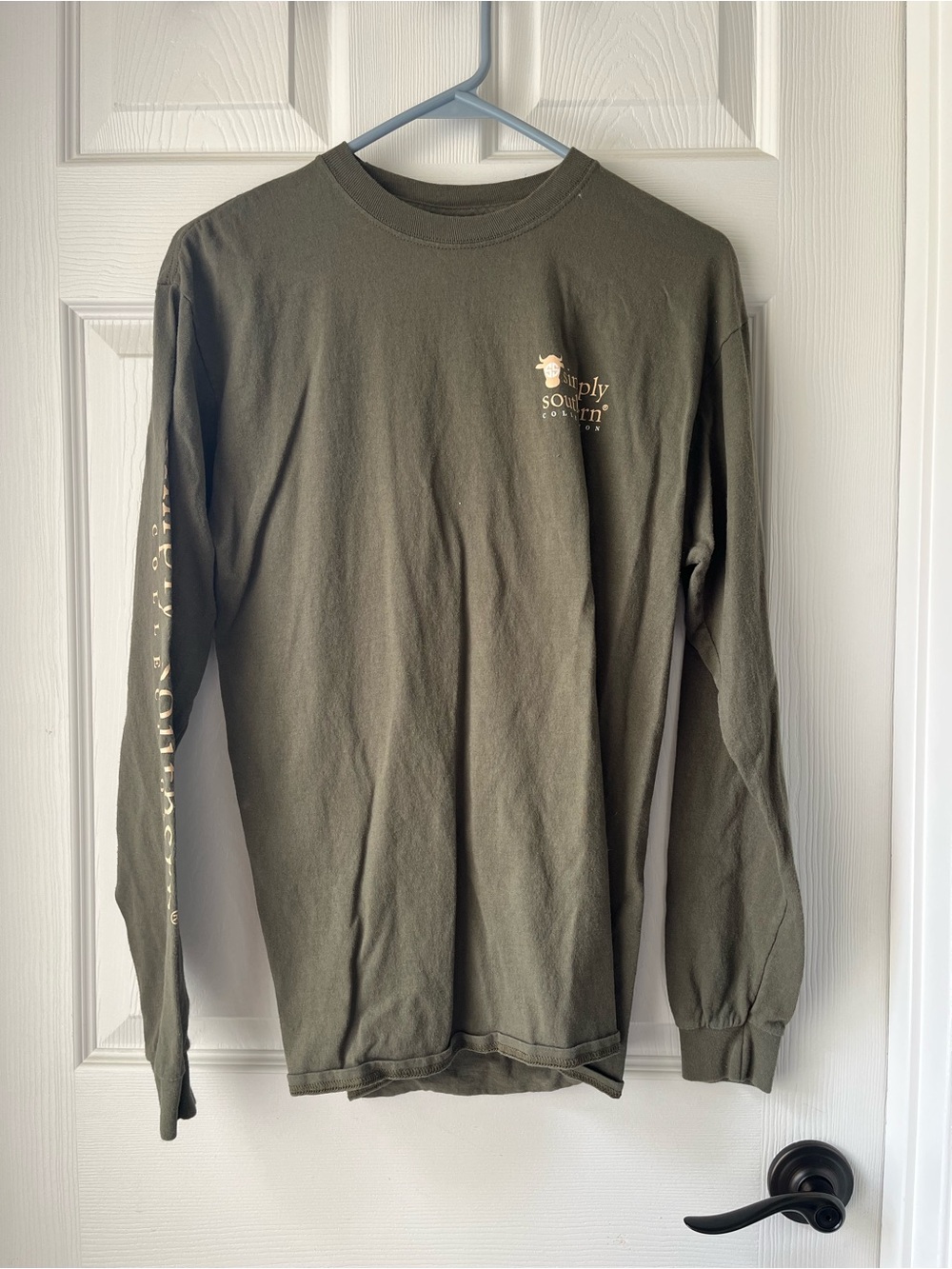 Simply Southern Women’s Long Sleeve Tee - Olive Green